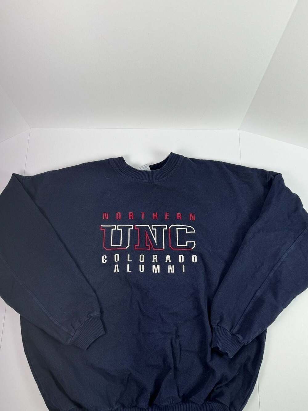 Vintage University of Northern Colorado Alumni Sweatshirt, Navy Blue, Size Large